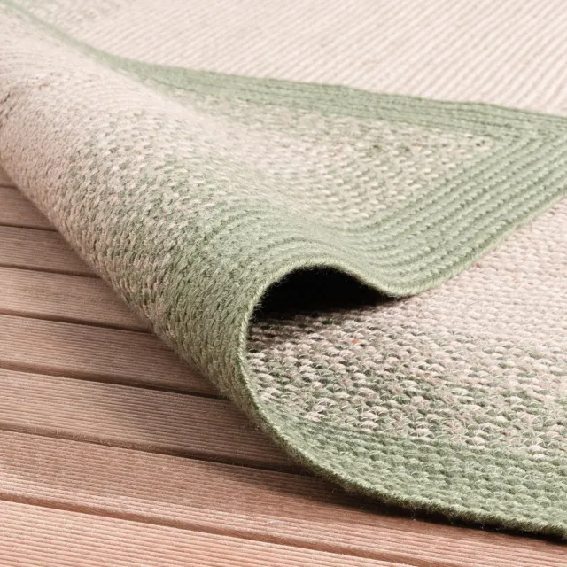 Studio Clarice Binnen- & buiten vloerkleed - Florence Groen - 80x150cm Beige