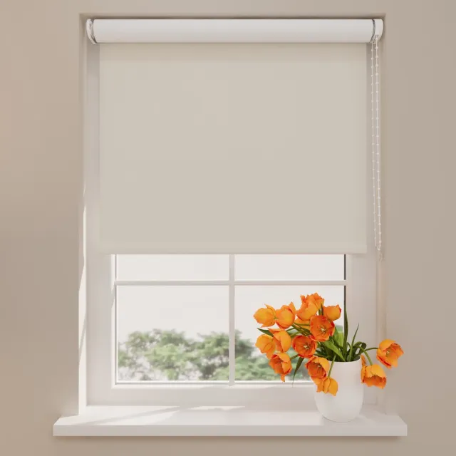DTCH Rolgordijn Verduisterend - Easy - Light Sand - 210 x 190 cm