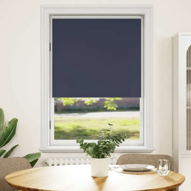 vidaXL Rolgordijn verduisterend 104,4 x 175 cm stofbreedte 100 cm marine Blauw