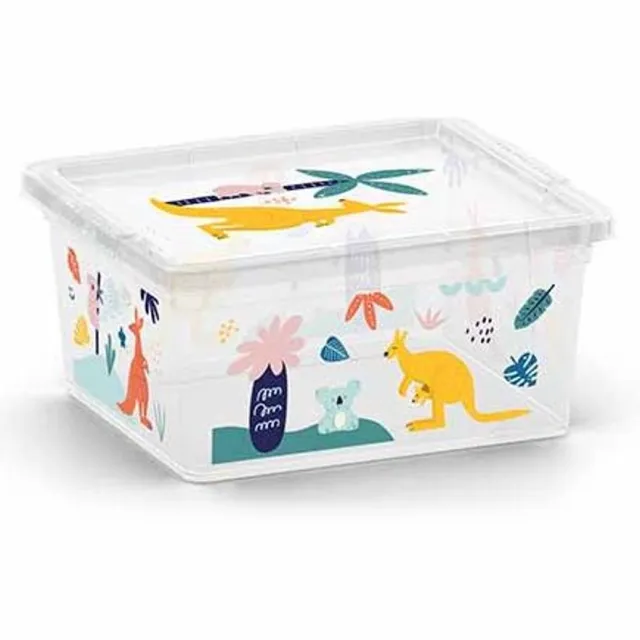 Kis C-box Wild Animals Opbergbox Xxs 2l 19,5x16,5xh9,5cm