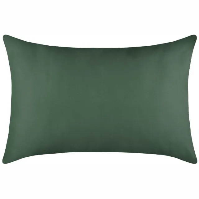 Stof Textile sierkussen Hawaii - donkergroen - 40 x 60 cm - bank kussens - binnen/buiten - polyester