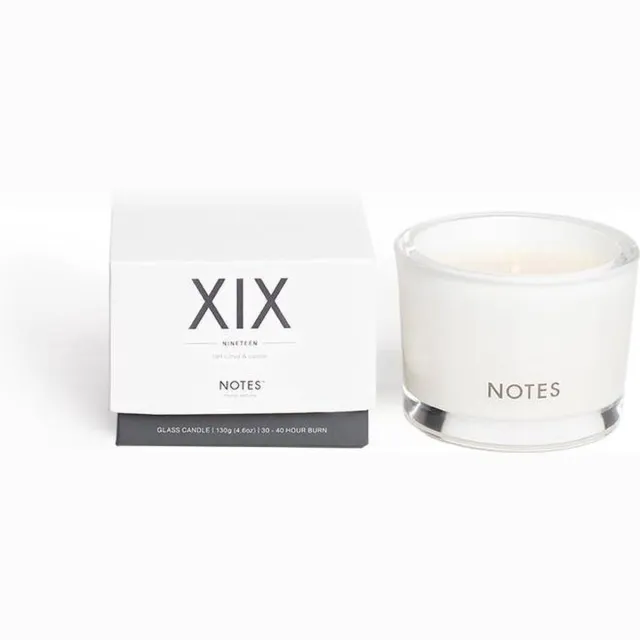 NOTES interior perfume Notes Candle Small XIX - Nineteen wit