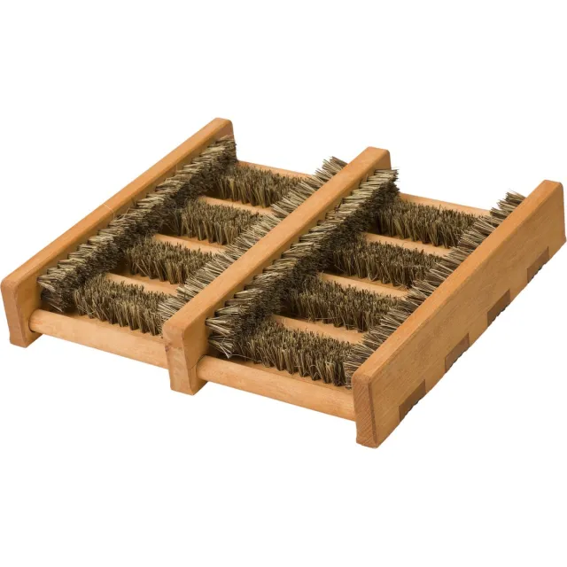 D&L Borstelmat voor Schoenen - Schoenveger - Union - 36 x 33cm bruin