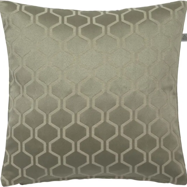 Dutch Decor REINDERS - Kussenhoes linde 45x45 cm - groen - met rits