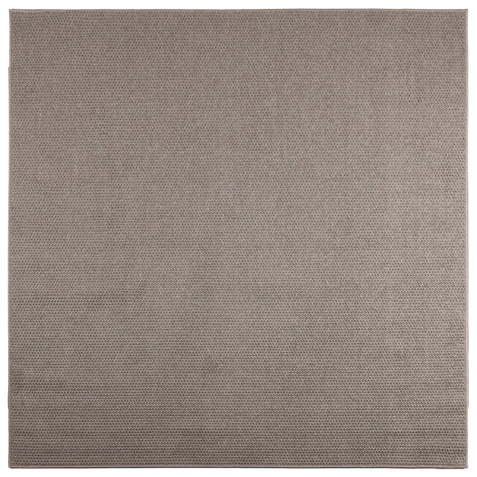 vidaXL Binnen kleed LUGO Crème-taupe 120 x 120 cm Polyester