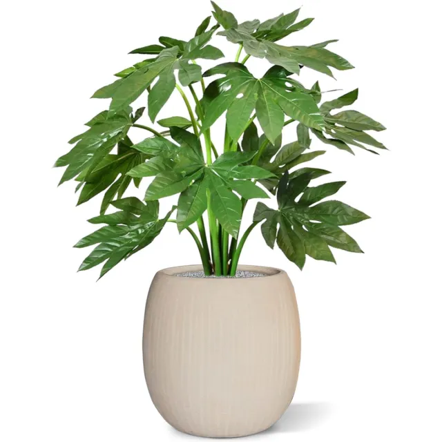 maxifleur Kunstplanten Fatsia Japonica kunstplant 80cm Groen