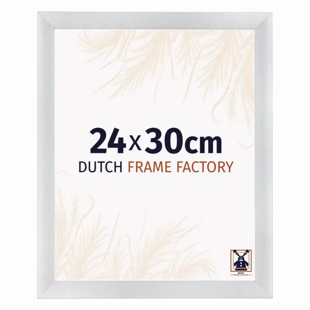Dutch Frame Factory Fotolijst 24x30 cm - MDF - Zilver Mat - Praag
