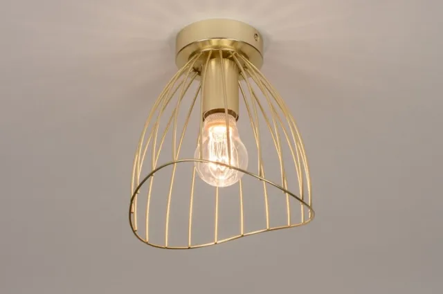 Lumidora Plafondlamp 74327 - Plafonniere - FABRIANO - E27 - Goud - Messing (kleur) - Metaal - ⌀ 20 cm