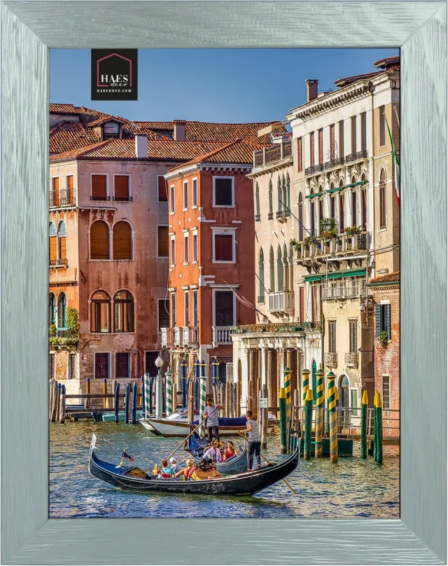HAES deco Houten Fotolijst Venezia zilver voor 1 foto formaat 10x15 -SP13315