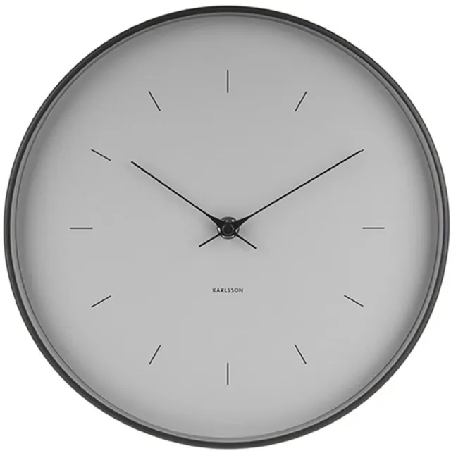 Karlsson Wandklok Butterfly Hands - Grijs - Ø27,5cm