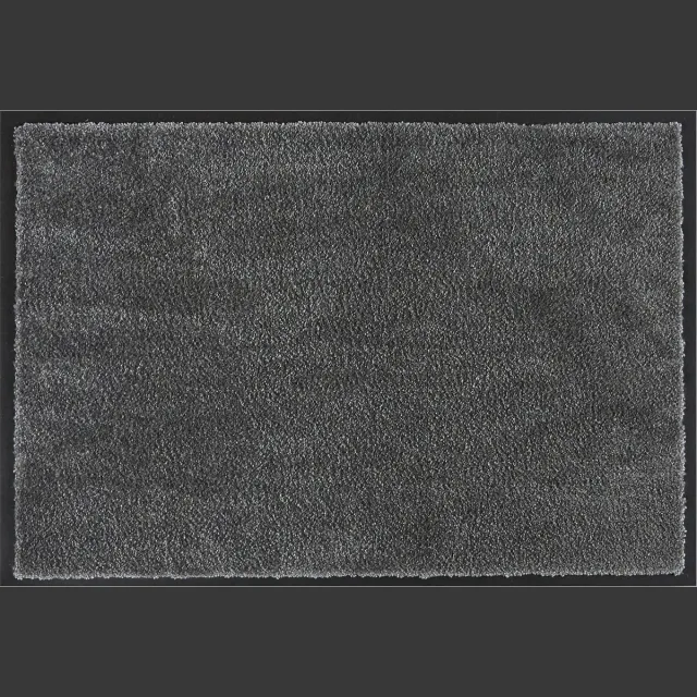 MD-Entree MD Entree - Deurmat - Schoonloopmat - Soft&Clean - 40 x 60 cm - Steel - Vloerkleed - Met antislip - Machine wasbaar - Vocht absorberend - Hoge dichtheid 600gr/m2 Grijs