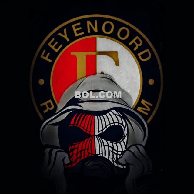 Feyenoord Hooligan Metalen Wandbord, Maat:20x30 cm - Sport-Voetbal-F1-Racing-MotoGP-Werkplaats-Garage-Classic Cars-Man Cave-Wandbord Mancave-Kroeg decoratie-Tekstbord-Metalen wanddecoratie mix