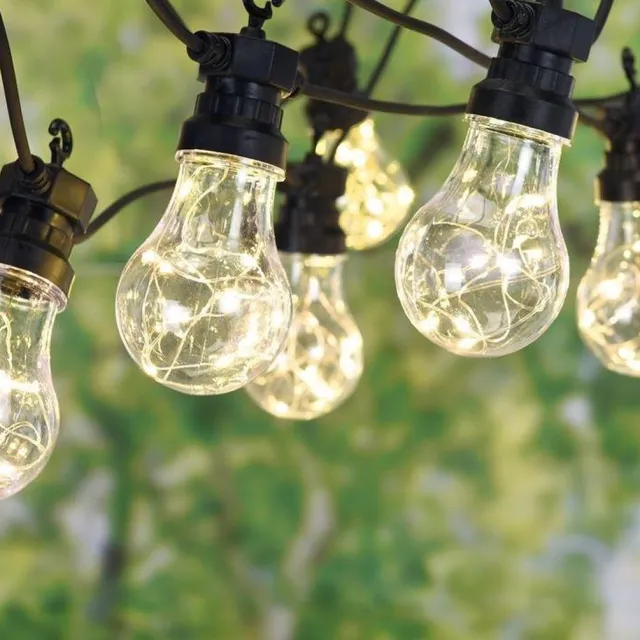 Pro Garden Feestverlichting - Tuin - 10 lampen - 100 leds - warm wit