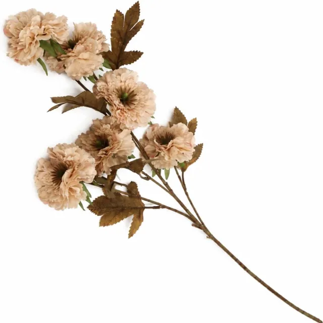 homebound by ky Kunstbloem Chrysant 76cm off-white Beige