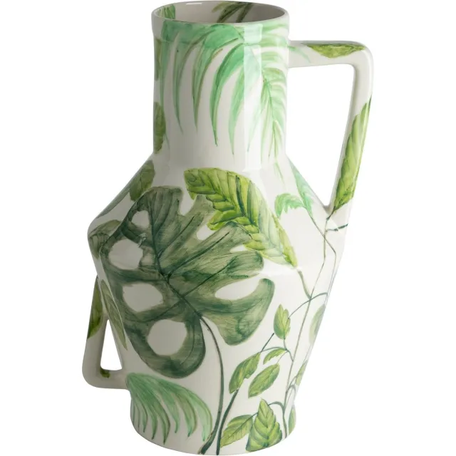 Return to Sender Vaas - L45 cm - Jungle - Handgeschilderd