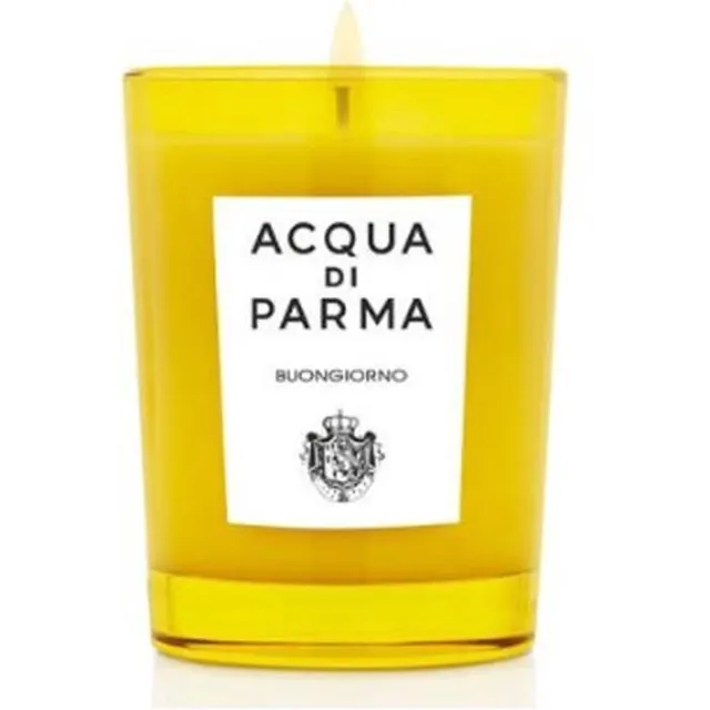 Acqua Di Parma Glass Candle Collection Buongiorno Scented Geel