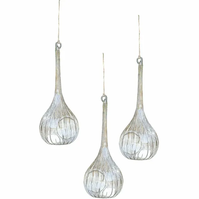 Loberon Hangwindlicht set van 3 Fairlie helder