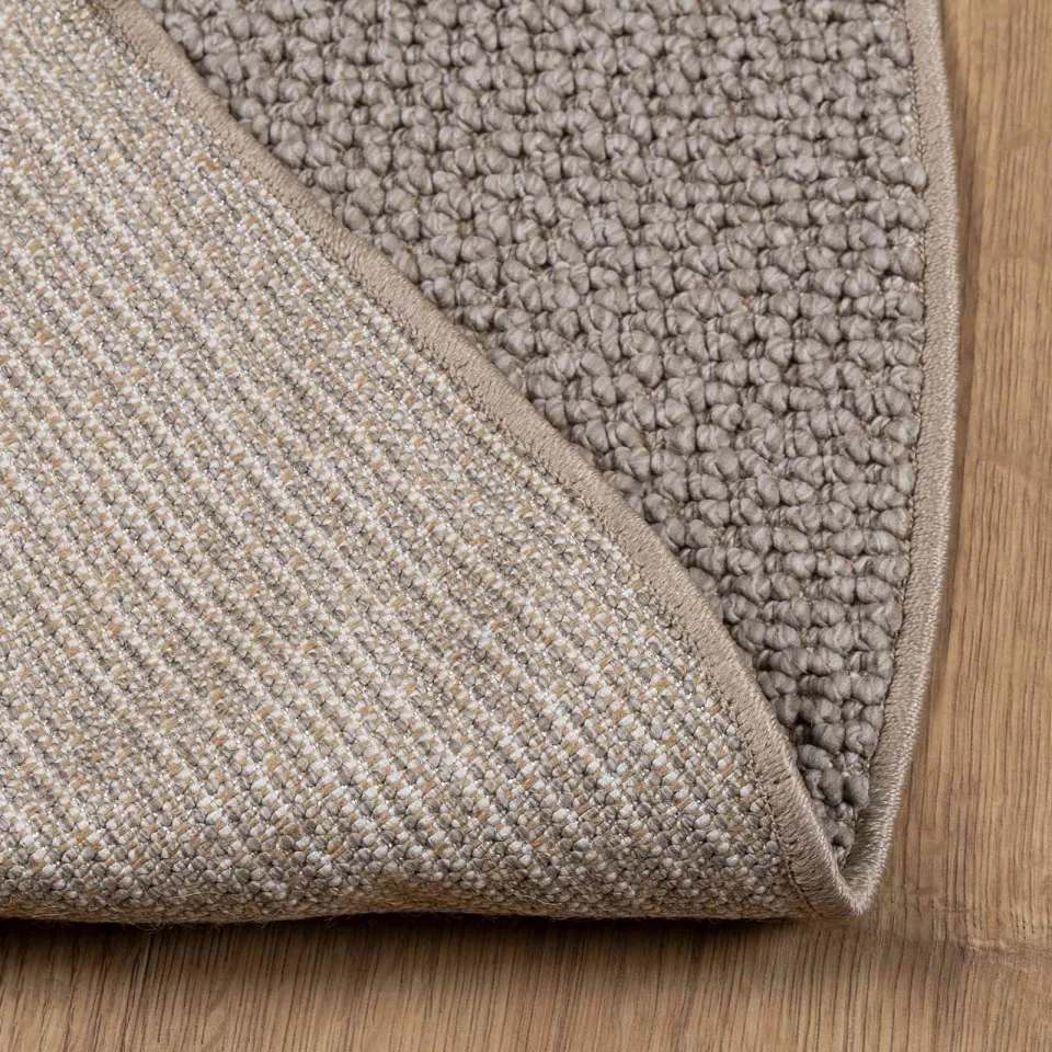 vidaXL Binnen kleed LUGO Crème-taupe Ø 160 cm Polyester, foto 4