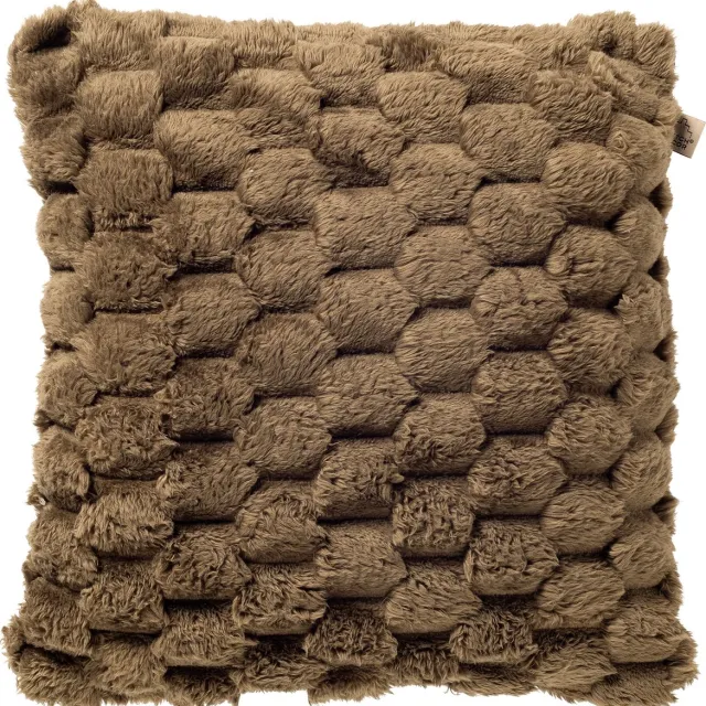 Dutch Decor VIVA - sierkussen 45x45 cm - superzacht - 100% gerecycled - olijfgroen / groen - Inclusief binnenkussen - Luxe kussens voor woonkamer & bank