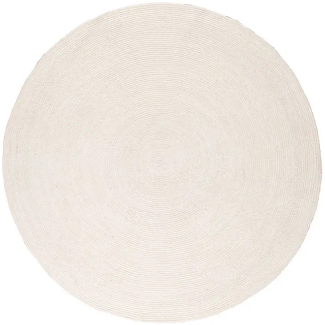 NATURL. Rond wollen vloerkleed - Wise Wit | Zacht en warm - Ø 180cm