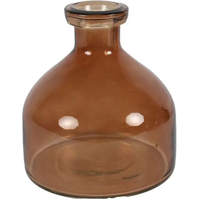 Countryfield Fles Missy glas L18B18H20CM bruin