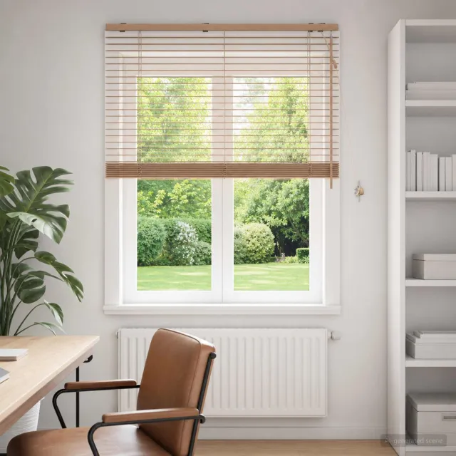 vidaXL Venetiaanse jaloezie Eiken Look 100 x 160 cm 35 mm Bruin