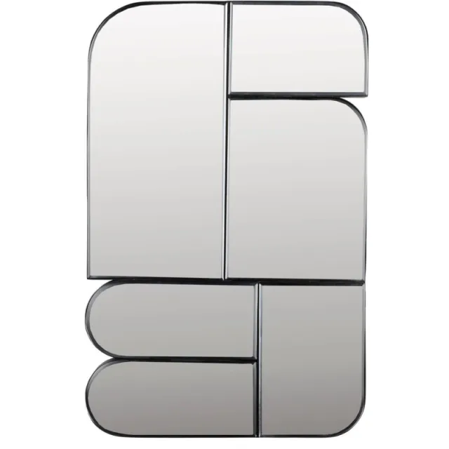 Zuiver Glamour spiegel/ wandspiegel Donkerbruin (70 x 45 x 5 cm)
