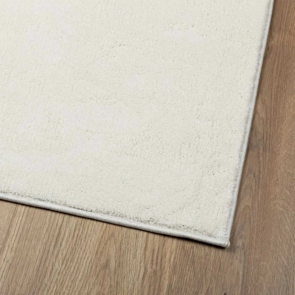 vidaXL Vloerkleed OVIEDO laagpolig 160x230 cm crèmekleurig, foto 4