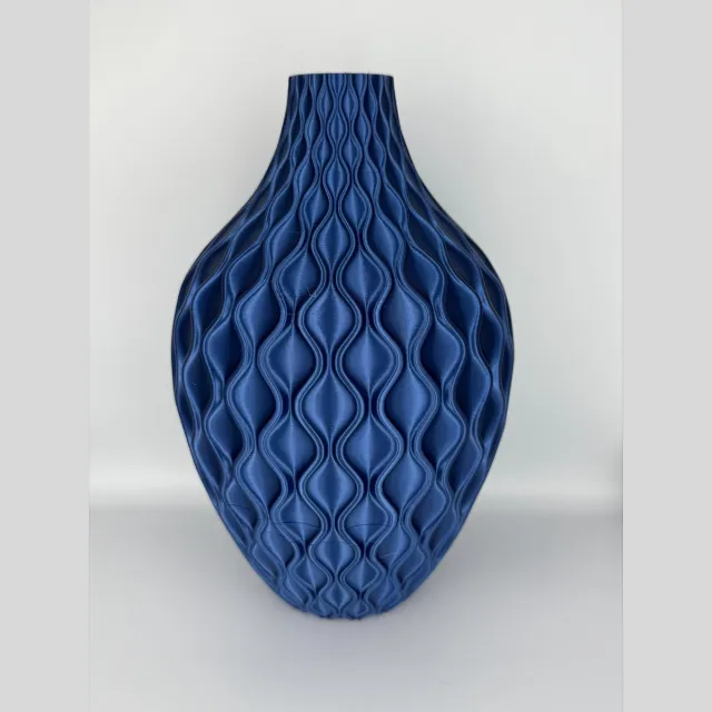 Celine73 Vaas - Wave One - Donkerblauw