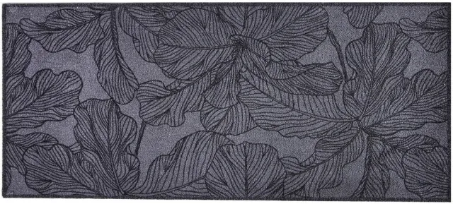 MD-Entree MD Entree - Design mat - Universal - Floral Antra - Vloerkleed - Antislip - Machine wasbaar Antraciet