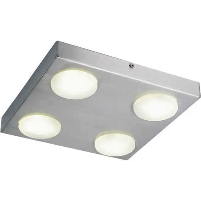 Linea Verdace Plafondlamp/4 Kyoto Vierk. D26 H3 Inc Gx53X4 Aluminium