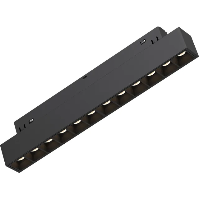 Qualu 48V Magnetische Lineaire LED Bar - Kingtron Magni - 12W 1020lm 24D - Aanpasbare Lichtkleur CCT - Zwart