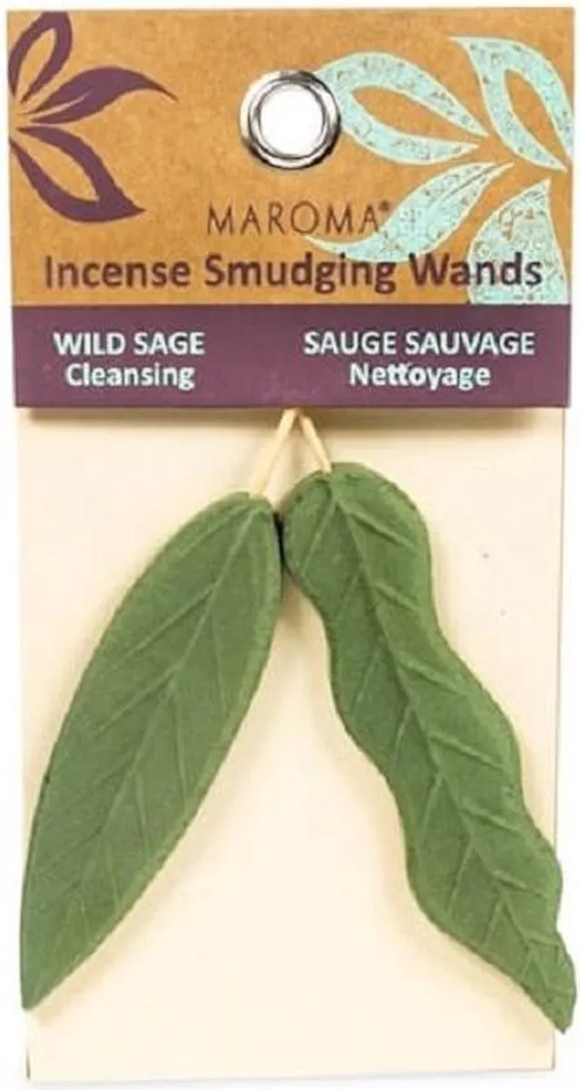 Maroma Smudge Wierookblaadjes Wilde Salie groen