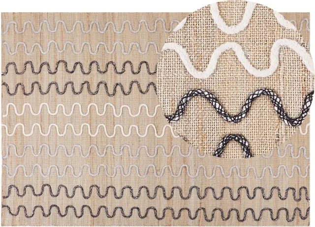 Beliani SOGUT - Jute vloerkleed - Beige - 160 x 230 cm - Jute