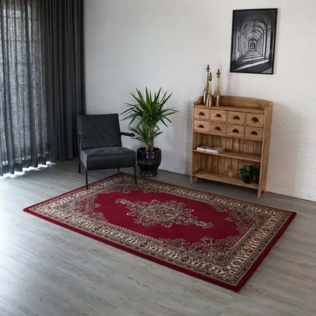 Tapeso Perzisch tapijt - Royalty Kashan rood 300x400