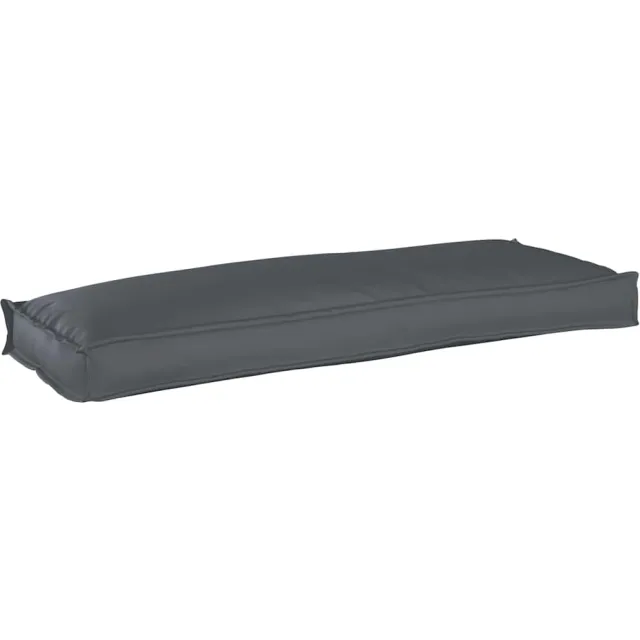 vidaXL Kussen Antraciet 110 x 40 x 8 cm Oxford Stof