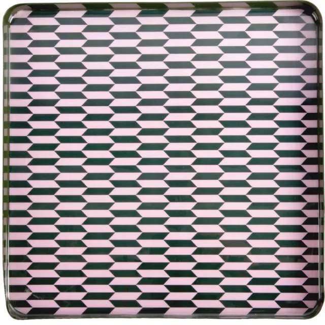 Present Time schaal Salerno 30x30x2 cm - alpinegroen/zachtroze alpinegroen, zachtroze