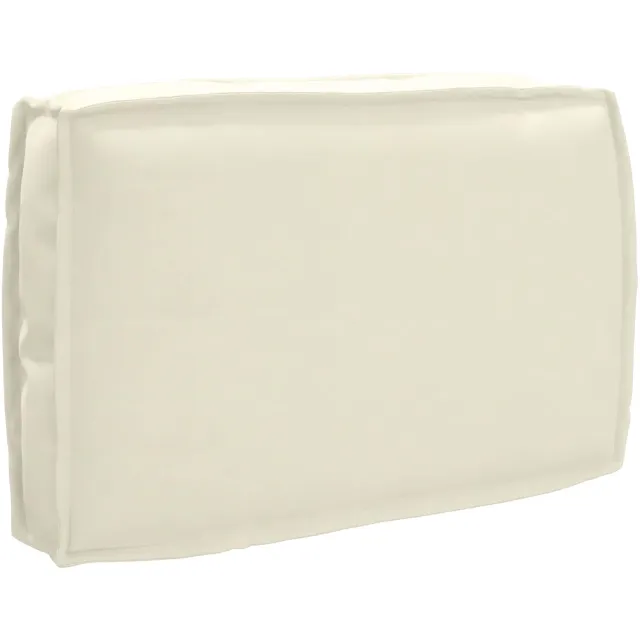 vidaXL Kussen Crème 60 x 40 x 12 cm Oxford Stof