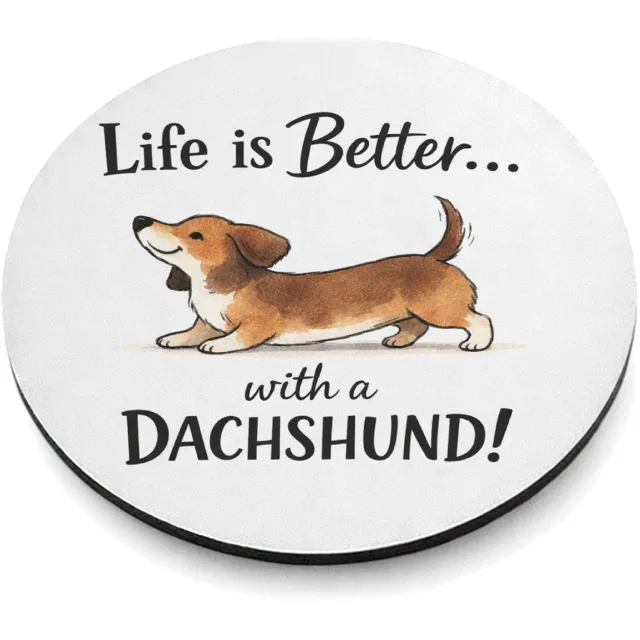 Mr Cadeautjes MDF magnetische fotolijst rond Ø 9,5 - design Een grappige, trotse quote over een specifiek hobbydier of d | cadeau Wit