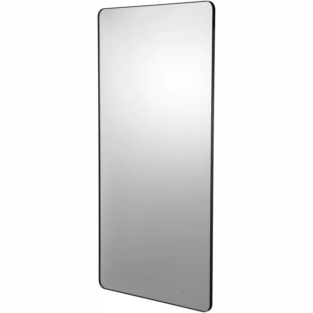 Vevor Rechthoekige Wandspiegel Make-Upspiegel 1828x915x25mm Badkamerspiegel Zwart
