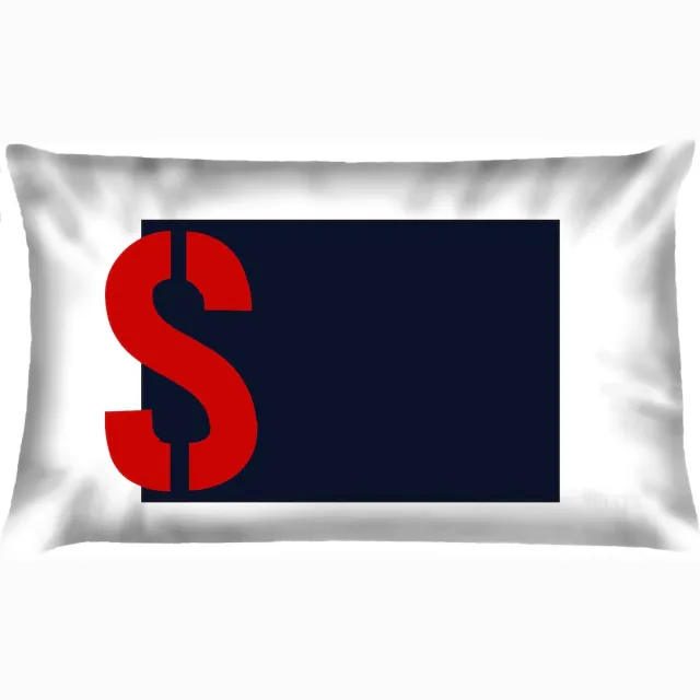 Velits outdoor Sierkussen - Buitenkussen Seinvlag Letter S Waterafstotend Bootkussen - Multicolor - 40 Cm X 60 Cm rood