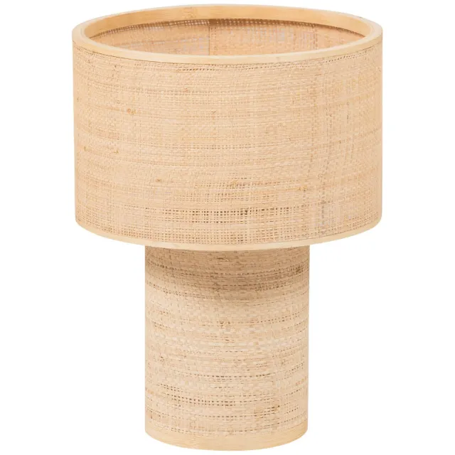 WOOOD Syro Tafellamp Ø 28 CM - Raffia - Naturel - 38x28x28 natural