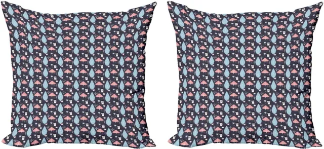 New Bed Noordbossen Pinguïns Dozen Bomen Decoratieve Sierkussenhoes Set van 4 voor Bank Slaapkamer Woonkamer, 61cm x 61cm Gedrukte Kussenhoes Veelkleurig