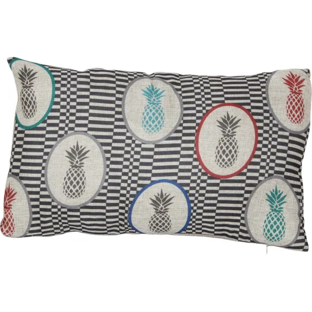 Opjet Sierkussen - Ananas Style - Multicolor - 50 Cm X 30 Cm Meerkleurig