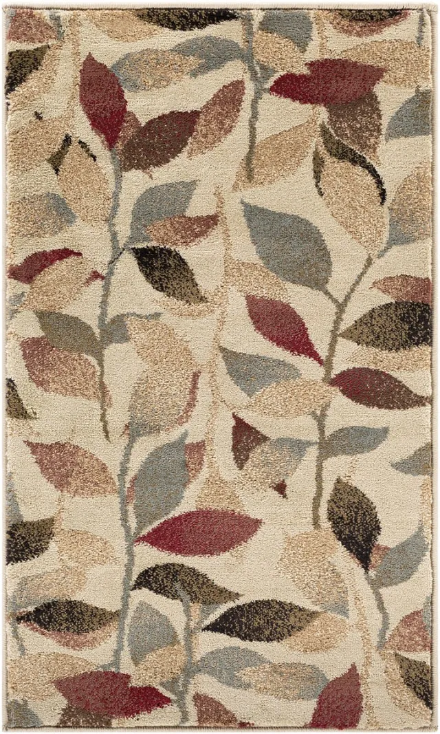 Surya Damali vloerkleed modern scandinavisch grafisch beige rood