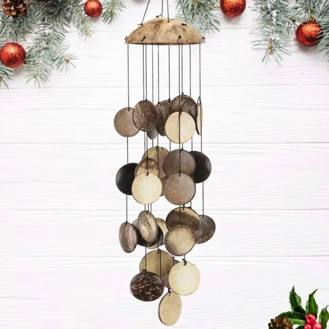 achilles Coconut Shell Windgong - Windvanger - Tuin decoratie Mix - 16