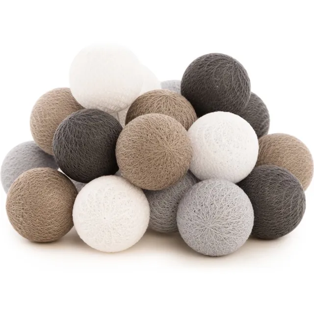 Cotton Ball Lights LED lichtslinger voor buiten - STARTERSET - verlengbaar - 20 lampjes - Sombra
