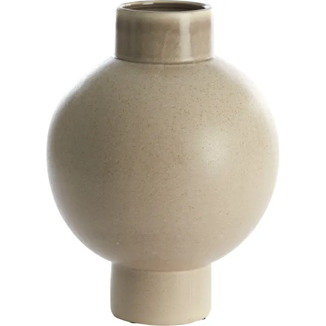 Light & Living Vaas Zelata Keramiek, 38cm - Zand Bruin