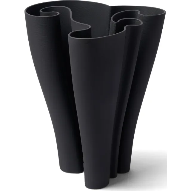 Studio RAR Vaas Blossom Large - Vaas keramiek - Zwart - H 36,5 cm