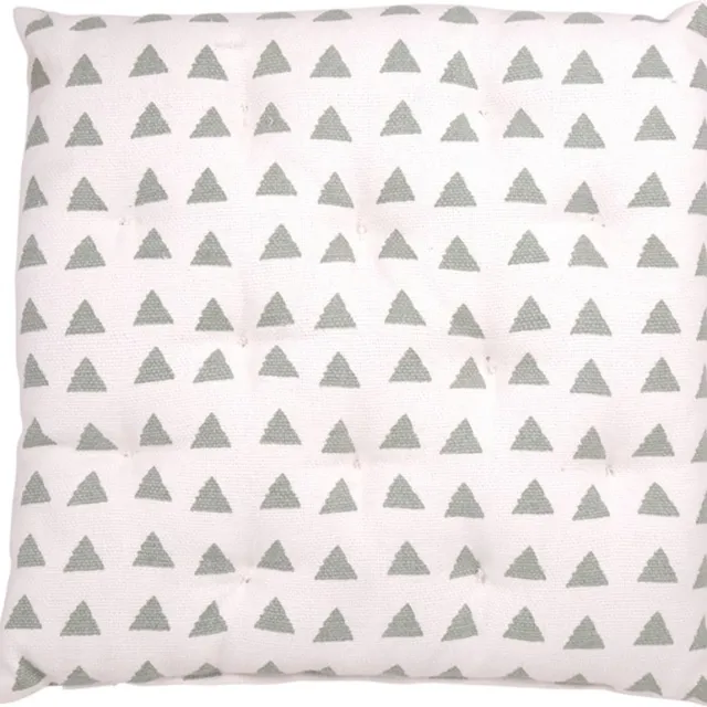 Linen & More Triangle Frosty Groen Mattress | 40 X 40 | Sierkussen Voor Woonkamer Of Slaapkamer